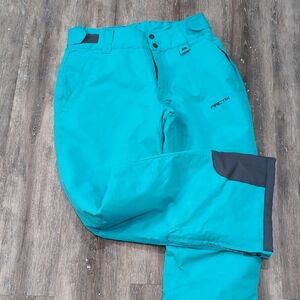 Arctix Womens Aqua and Gray Snow Pants